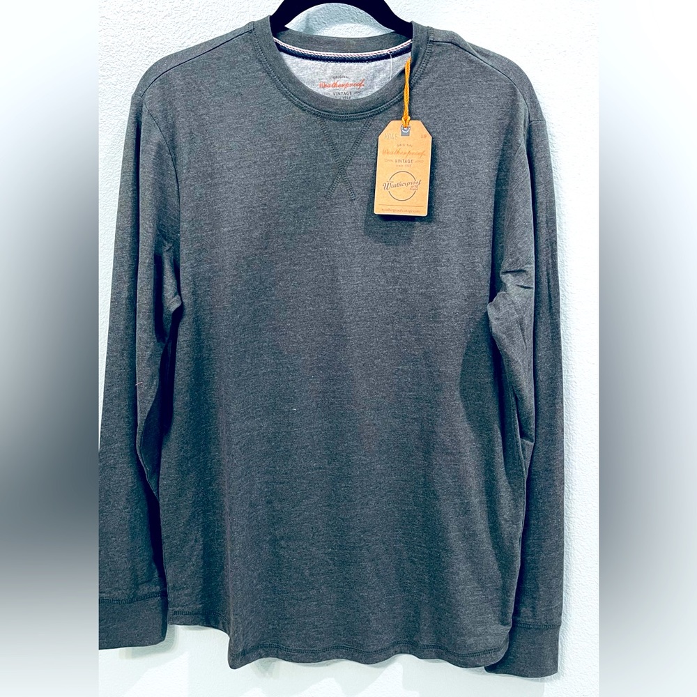 Weatherproof Vintage Mens long sleeves Gray sweater size M